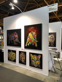 Kunstmesse, ART3F, Brüssel, Belgien, 2018 